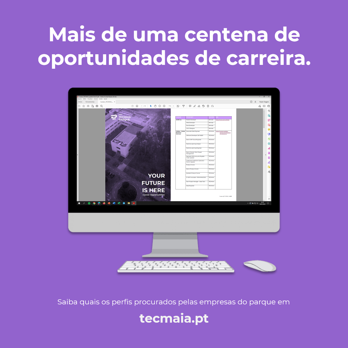 Conheça as oportunidades de carreira nas empresas do parque! // Career Opportunities